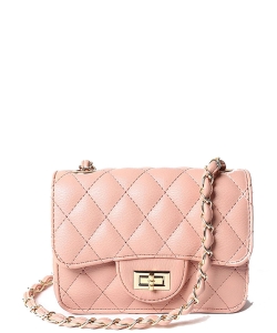Fashion Quilted Crossbody Bag BA320183 PINK